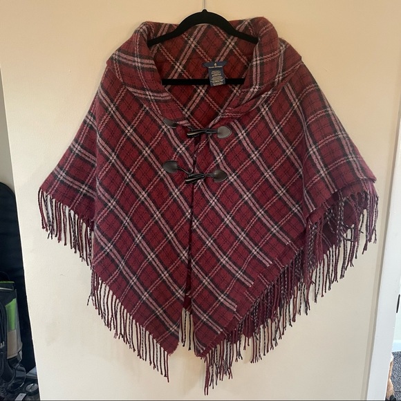 Brooks Brothers Jackets & Blazers - Brooks Brothers Plaid Poncho